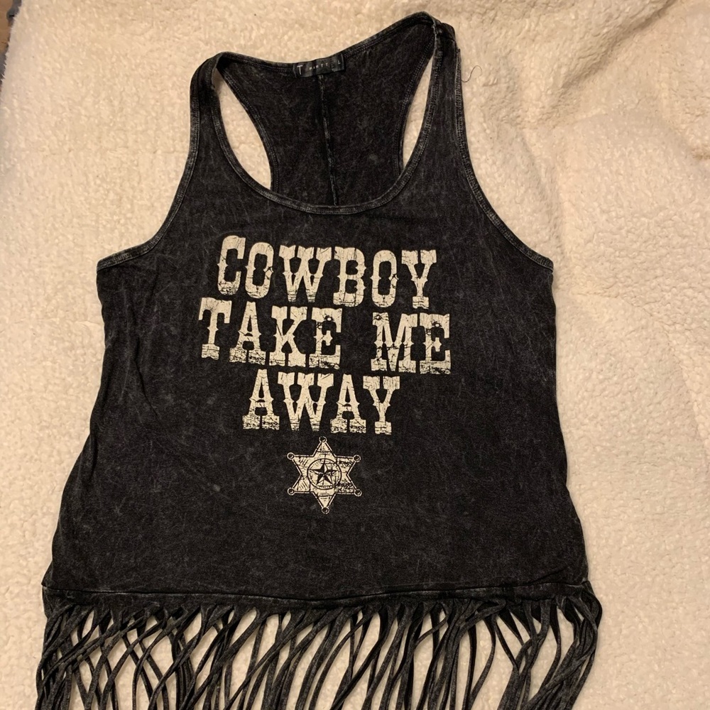 T Party graphic tank